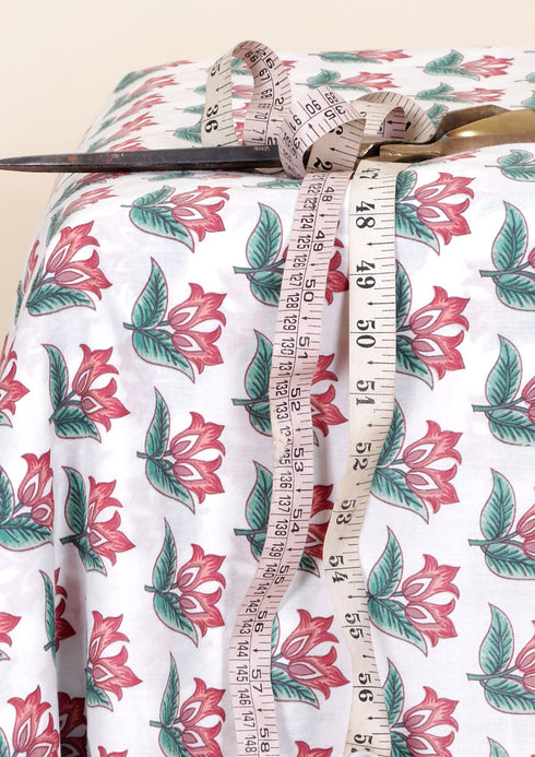 Cambric Cotton In Floral Print